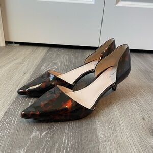 Women’s leopard print heels kitten heel formal heel sandals